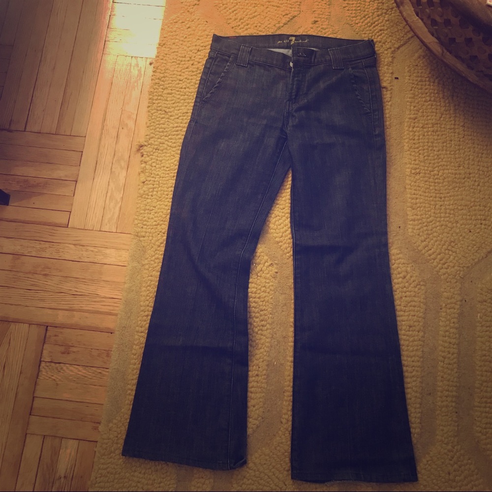 7 for all Mankind bootcut dark jean